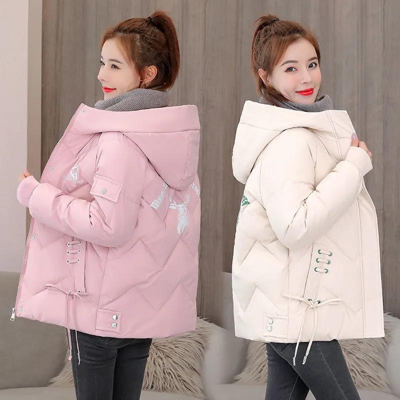 Down Jacket Women's Casual All-match Bread Jacket Thick Fashion Windbreaker Warm Jacket