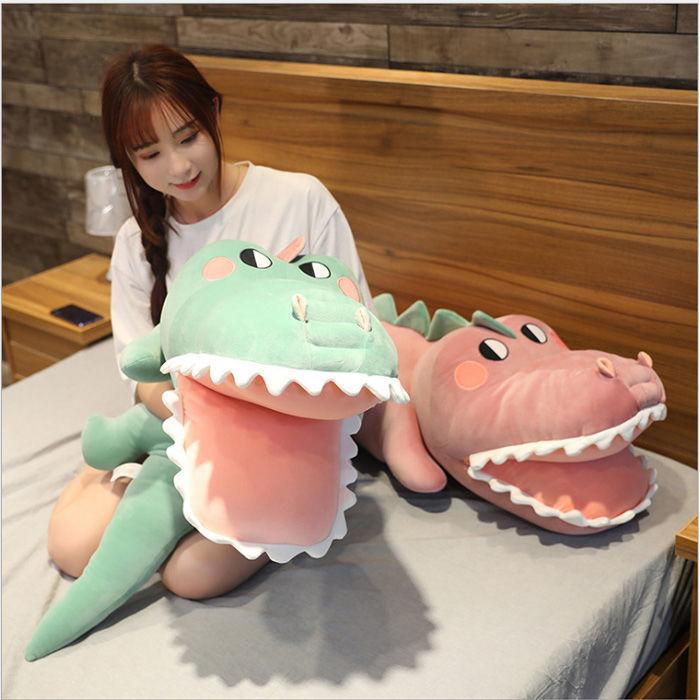 Lovely Dinosaur Pillow Doll Crocodile Plush Toy Bed Sleeping Plush Doll Children's Birthday Present