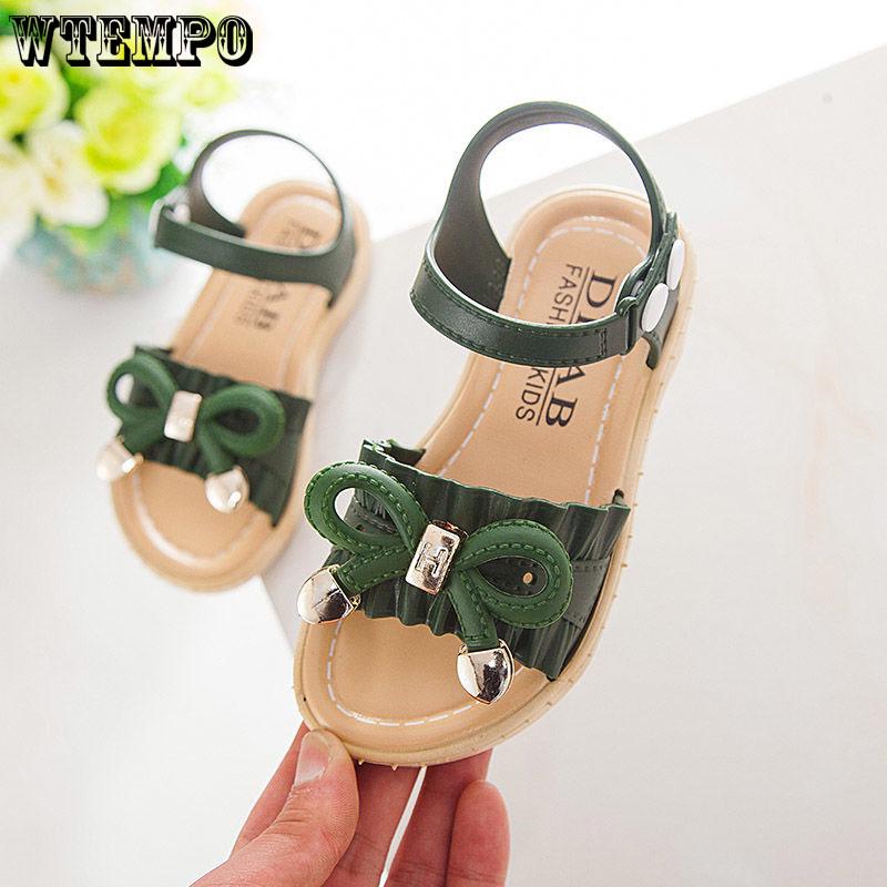 Pair of Shoes Fashion Children Shoes Girls Sandals Summer Bow Princess Shoes Baby Sandals