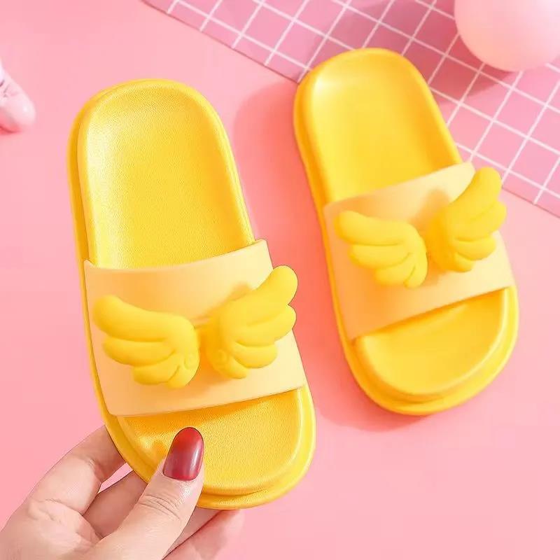 Slippers Baby Kids Girls Boys Home Slippers Cute  Non-slip Floor Family Flip Flops Summer Beach Shoes