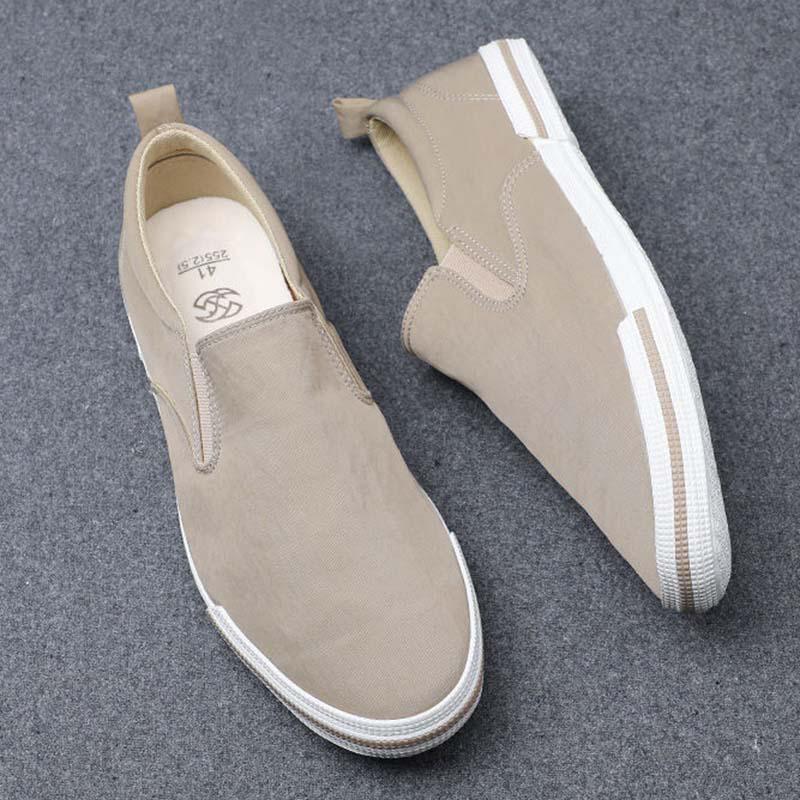 Plus Size 38-44 Summer Men Canvas Sneakers Comfortable Deodorant Running Basketball Shoes Breathable Shockproof Non-slip Shoes