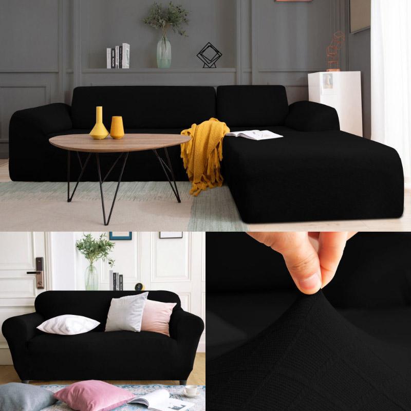 Elastic Plain Solid Sofa Cover Stretch Tight Wrap All-inclusive Sofa Cover for Living Room Funda Sofa Couch Cover Armchair Cover