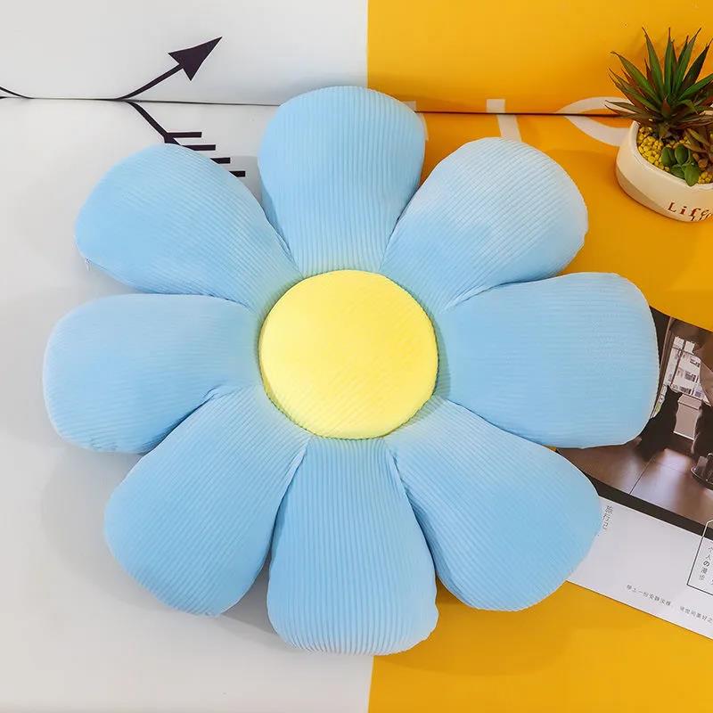 Small Daisy Cushion Cushion Small Flower Cushion Flower Cushion Sun Flower Cushion Household Seat Cushion Eight Petals