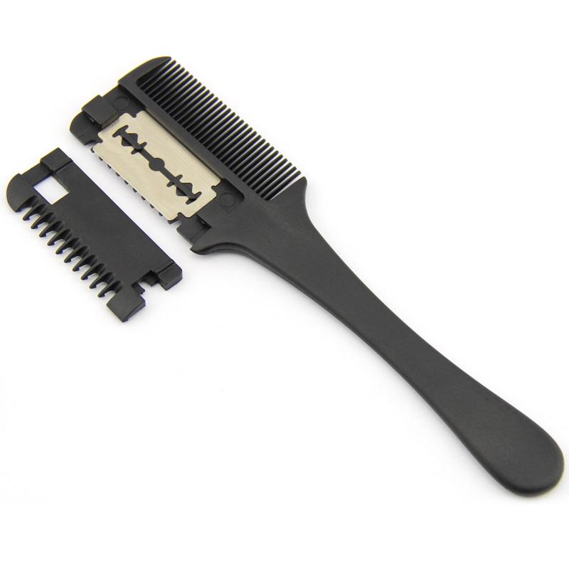 Double Sided Hair Shaper Razor Comb Salon Hairdressing Hair Thinning