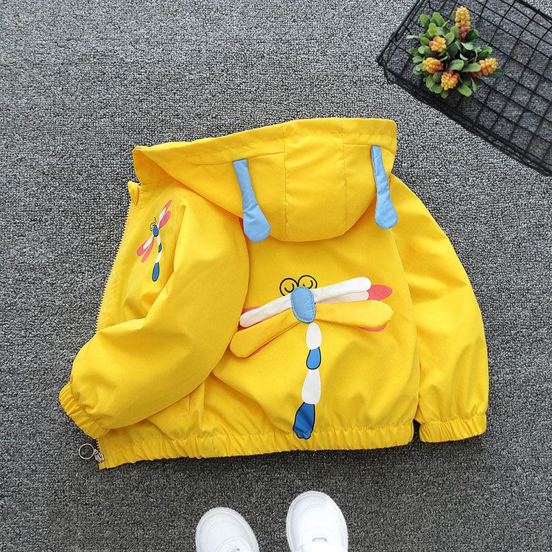 Children's Clothing Girls Jacket Spring and Autumn Models 2021 Children's Girls Jacket Thin Middle and Small Children's Autumn Clothing