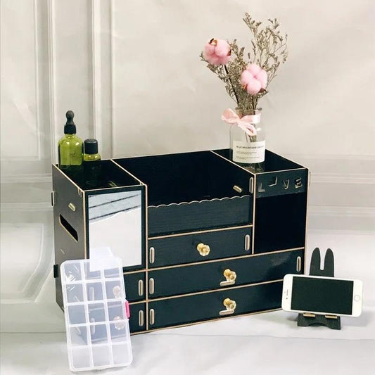 Comestic Storage Box Makeup Organizer Brush Storage Box Jewelry Case Sundries Holder Jewelry Organizer Box