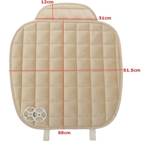 Car Seat Covers Full Set Warm Plush for Winter Auto Chairs Cover Pad Ass Protection Cushion Car Interior Accessories