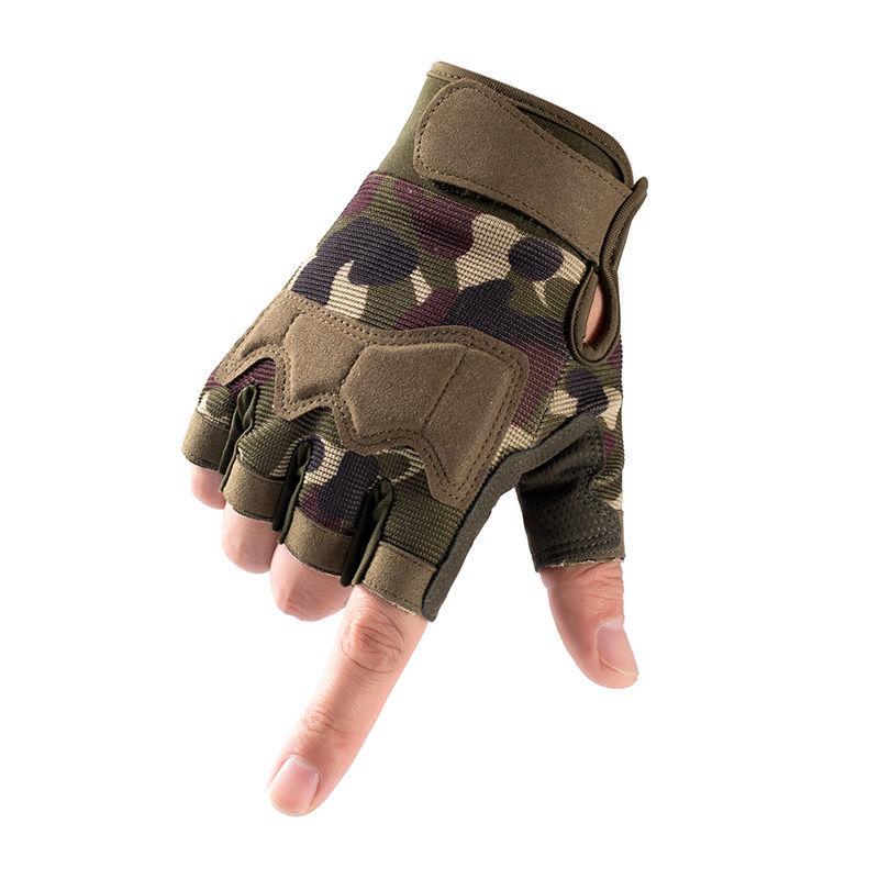 Sports Fitness Gloves Half-finger Men and Women Non-slip Anti-cutting Wear-resistant Equipment Training Tactical Special Forces Gloves