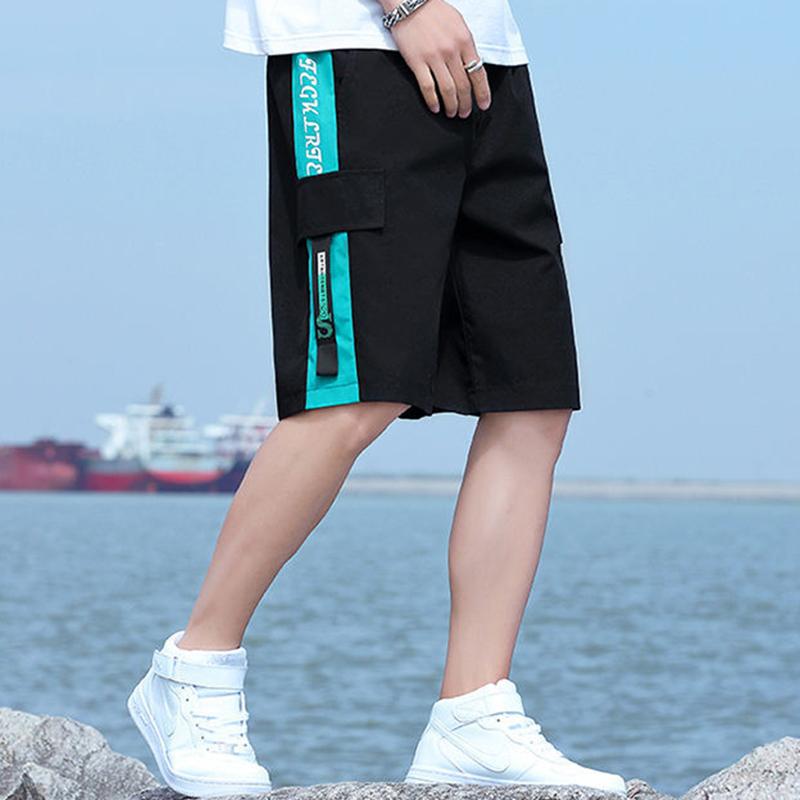 Summer Men's Shorts Five-point Pants Trendy Male Youth Student Casual Pants Men's Loose Sports Casual Pants