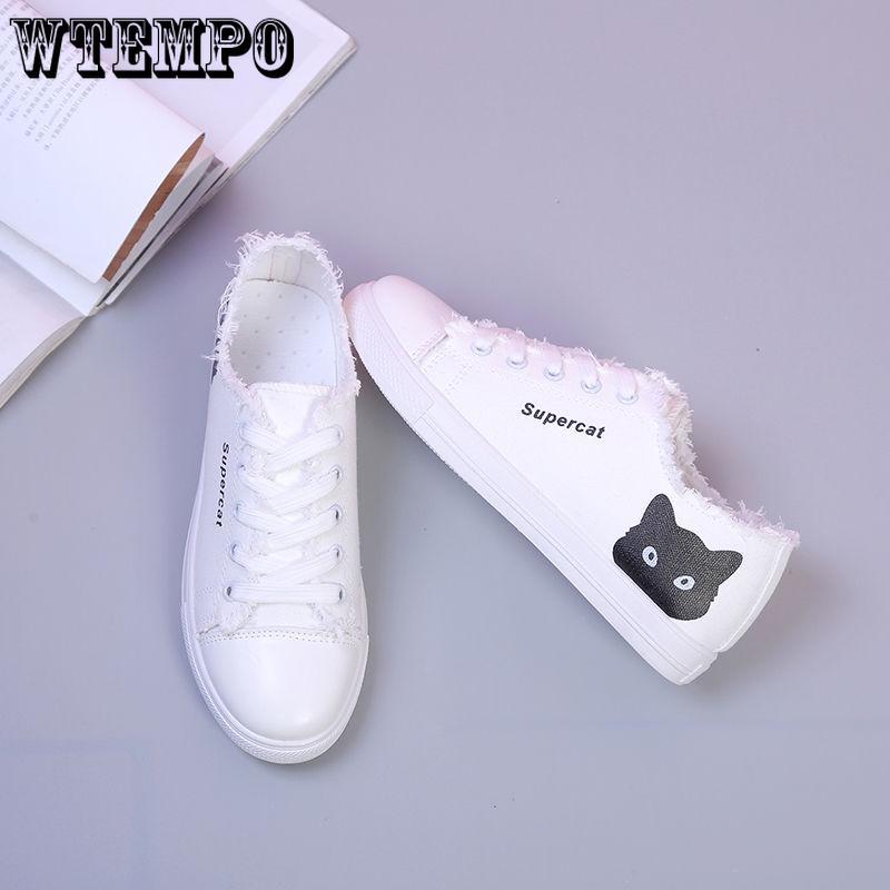 Canvas Shoes Summer White Shoes Women's Shoes Breathable Flat Student Casual Shoes