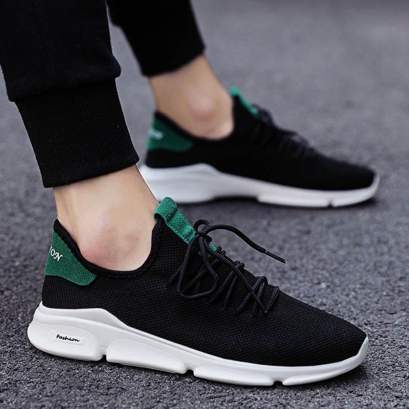 Plus Size 39-44 Summer Men Mesh Sneakers Anti-Slippery Breathable Basketball Running Shoes Non-slip Comfortable Increase Shoeses