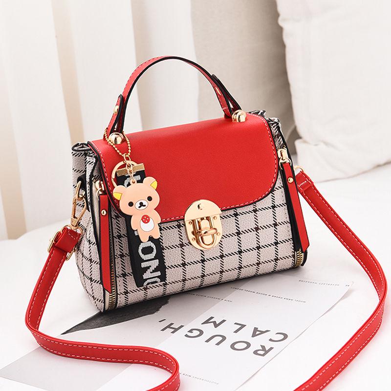 Trendy wild Patent leather bag Genuine Leather Woman bag European and American Shoulder Handbag