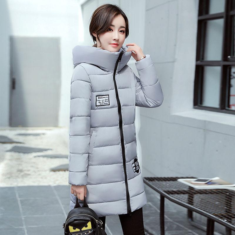 Large size Down Winter Woman's Cotton Clothing Woman's Winter Long Sleeve Warm Jacket Fashion