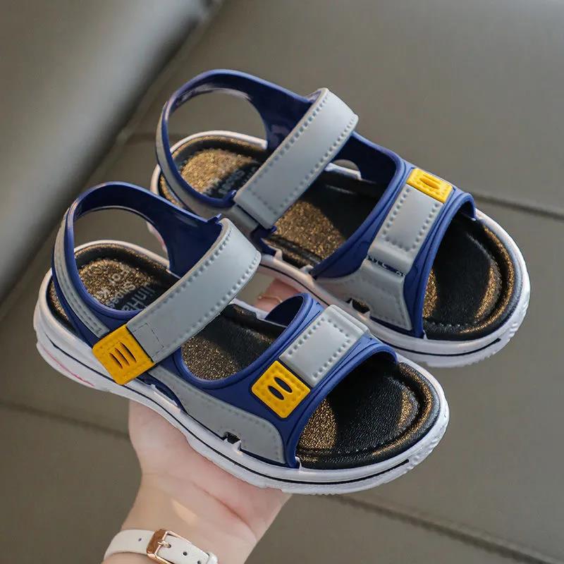 Summer Kids Sandals Breathable Boys Soft Comfortable Children's Shoes Outdoor Beach Kids Lightweight Sandals