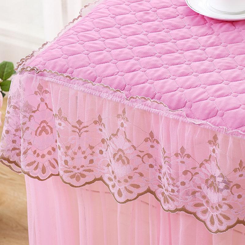 Thickened Bedside Table Cover Lace Fabric Floor-to-ceiling Dust Cover Bedroom Bedside Table Cover Cover Multi-purpose Universal Cover Towel