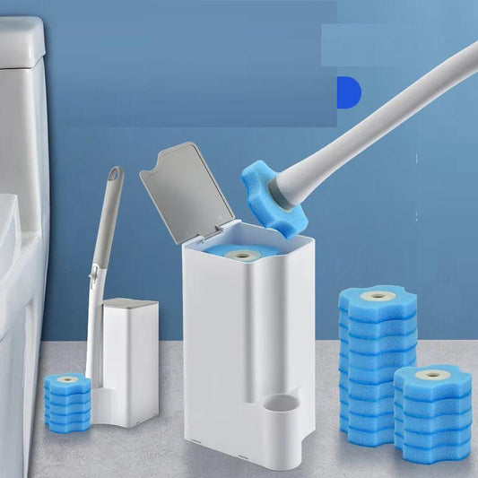 Disposable Toilet Brush Set Household Toilet Cleaning Artifact No Dead Ends Can Be Thrown To Replace The Toilet Brush