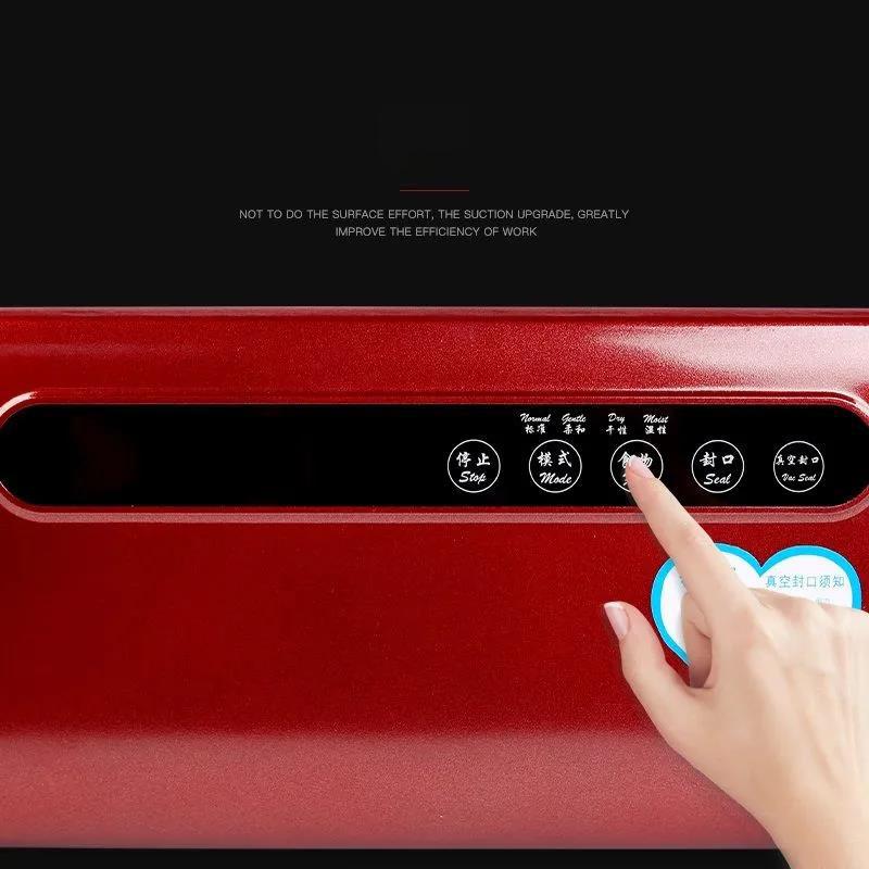 110W Best Food Vacuum Sealer 220V/110V Automatic Commercial Household Food Vacuum Sealer Packaging Machine