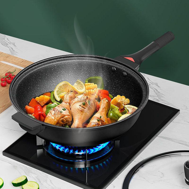 Maifan Stone Non-stick Frying Pan Household Cooking Frying Pan Multi-function Frying Pan Kitchen Utensils