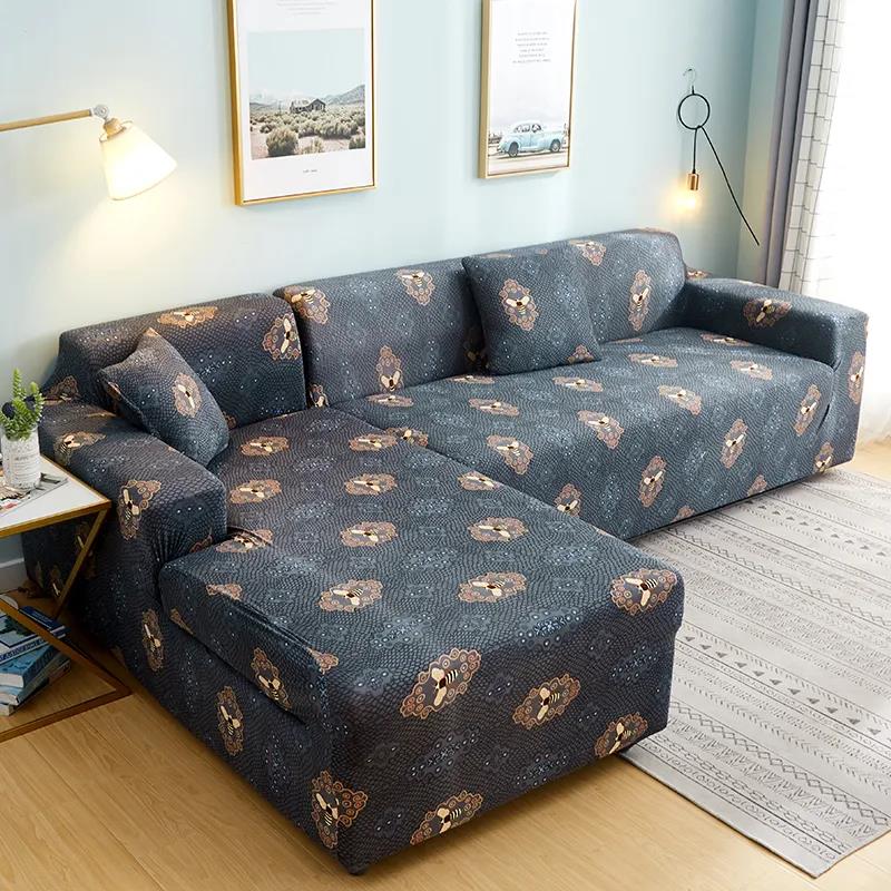 Elastic Sofa Covers for Living Room Maple Leaf Sofa Slipcovers Stretch Couch Cover Sofa Protector Cover