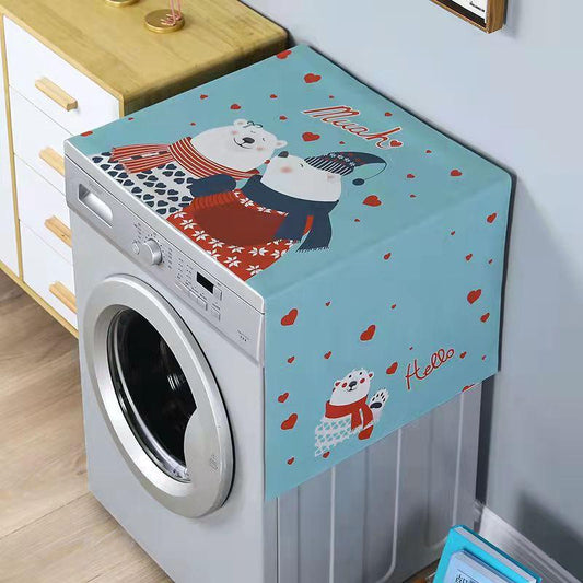 Washing Machine Sunscreen Dust Cover Microwave Oven Oil-proof and Waterproof Cover Cloth Refrigerator Cover Cloth Oven Dust-proof Cloth