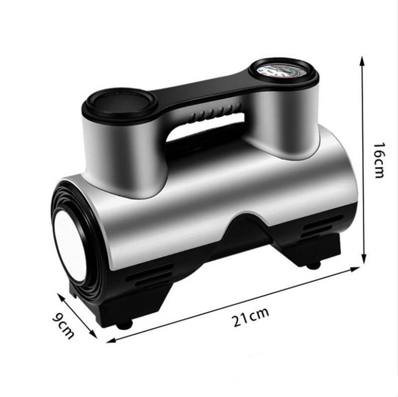 Meter Display Car Air Pump Portable Tire Pressure Monitor Multi-function Air Pump Cigarette Lighter Head