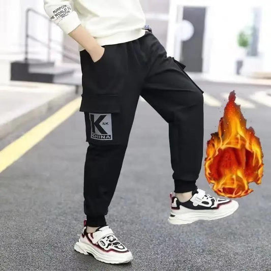 Children Boys Jeans 2021 Spring Kids Denim Pants Boys Casual Pencil Jeans Pants.4Y-15Y Children Letter Straight Trousers