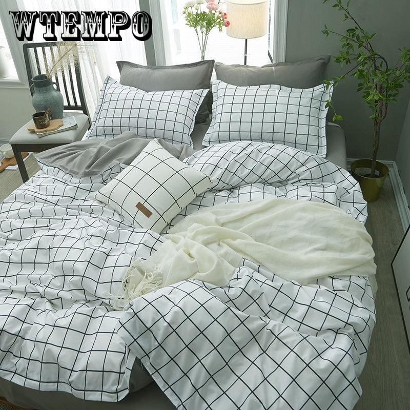 Sheet Pillowcases Bedclothes 4pcs Bedding Set Queen Size Duvet Cover Bed Set