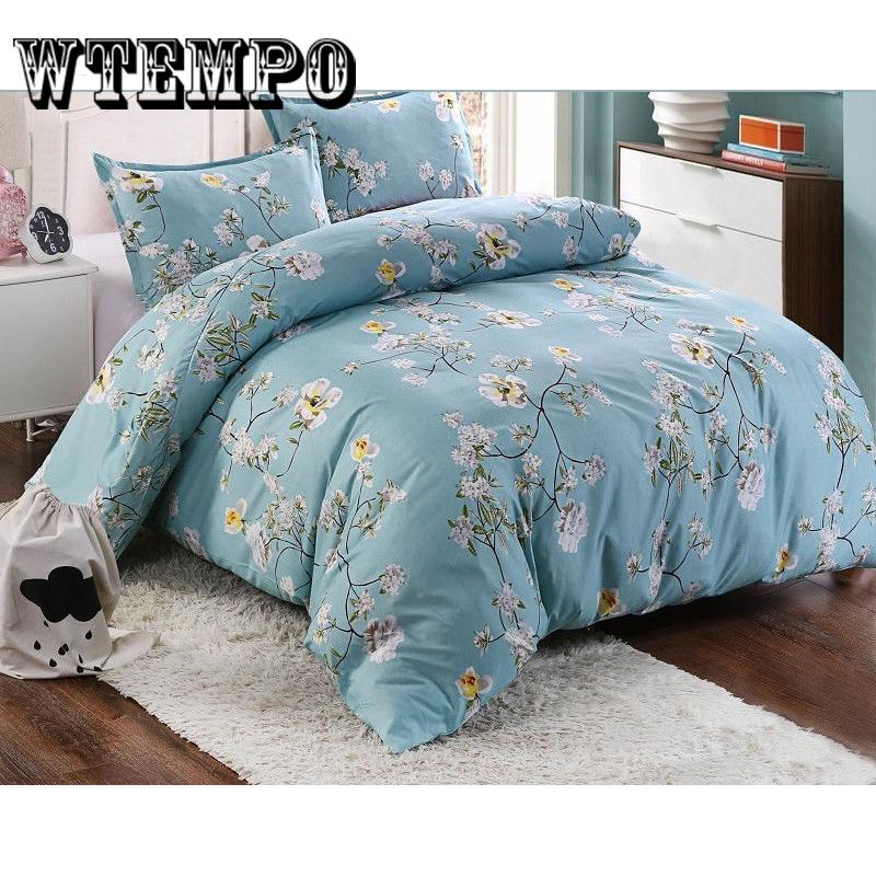 Brand 3pcs Bedding Set Bedclothes Soft Comforter Duvet Cover +Pillowcase Set Bed Line