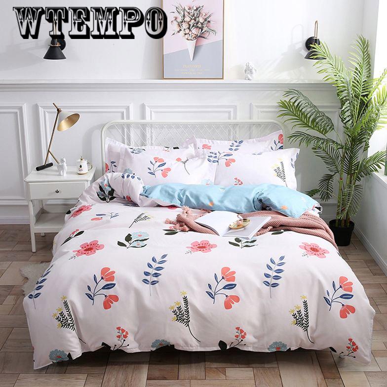 Bedding household items set four sets of comfortable cotton printed quilt bedroom