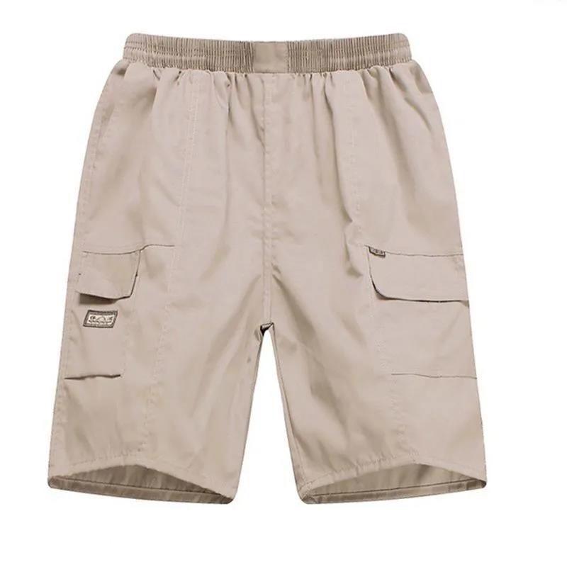 Men's Short Summer Five-point Pants Summer Thin Casual Loose Beach Pants Plus Size Men's Middle-aged and Elderly Shorts