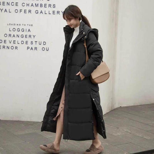 Cotton Clothes Women's Jacket Winter Mid-length Korean Style Small Student Jacket Loose and Thick