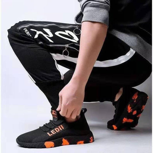 Men's Shoes Casual Sports Shoes Trendy All-match Running Shoes Lightweight and Breathable Fashion Travel Shoes