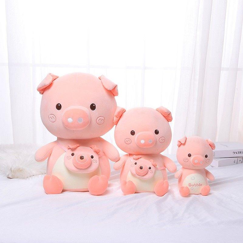 Cute Bubble Pig Plush Doll Soft Plush Toy Girl Sleeping Bed Big Pillow Doll Lovely Kids Plush Doll Gifts