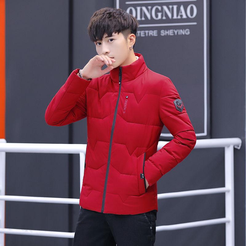 Medium and long section Cotton clothing Large size Down jacket Trend Leisure Men's clothes Winter