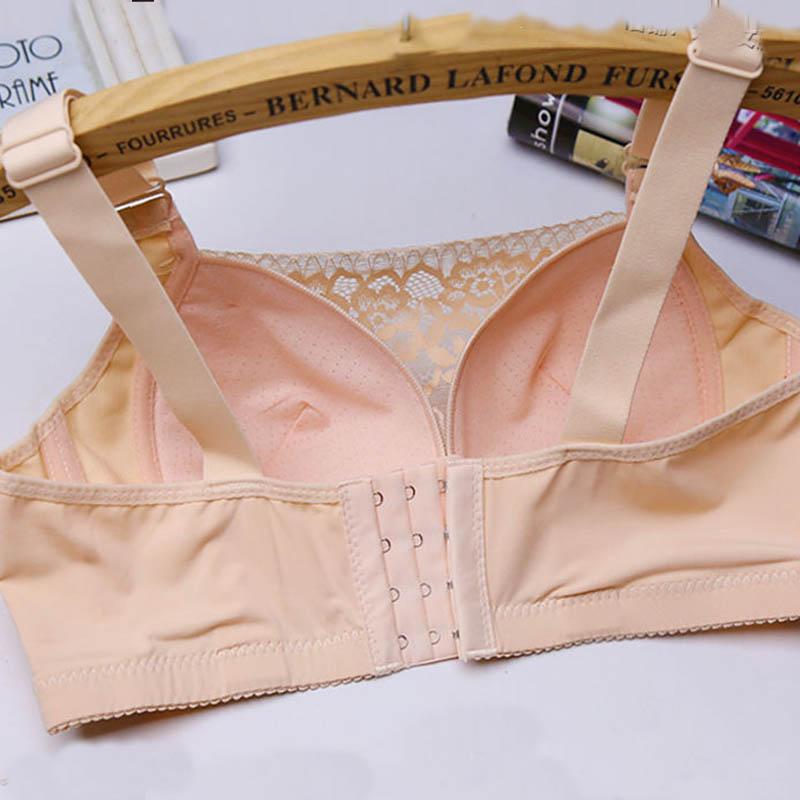 Ladies Large Size No Steel Ring Tube Top Bra Thin Anti-glare Anti-sagging Lace Underwear Beautiful Back Sexy Bra