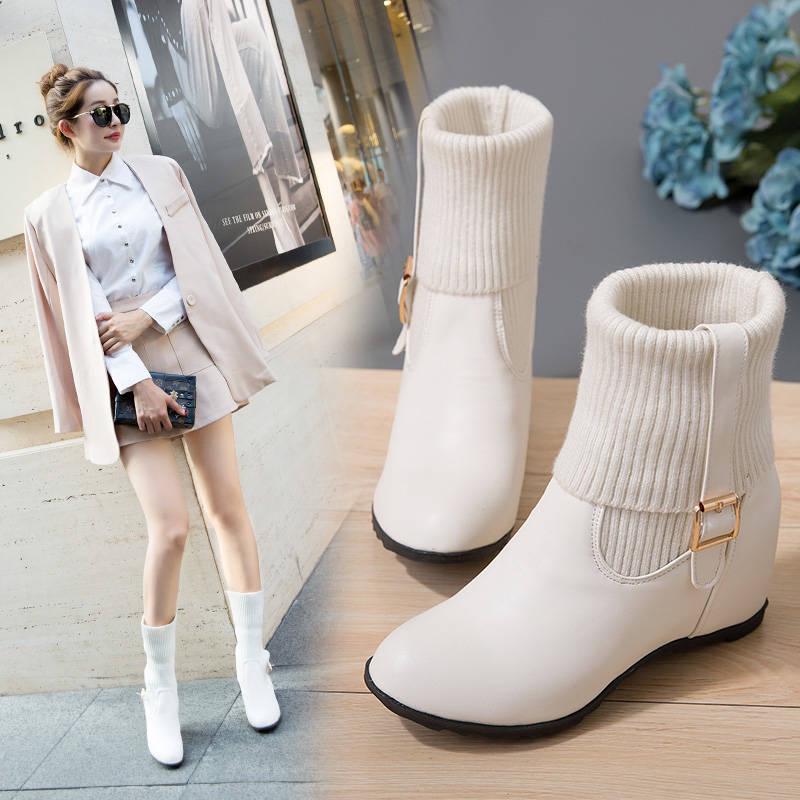 Women Snow Boots Fur Winter Women's Boots Women Boots Warm Ankle Boots White Short Shoes