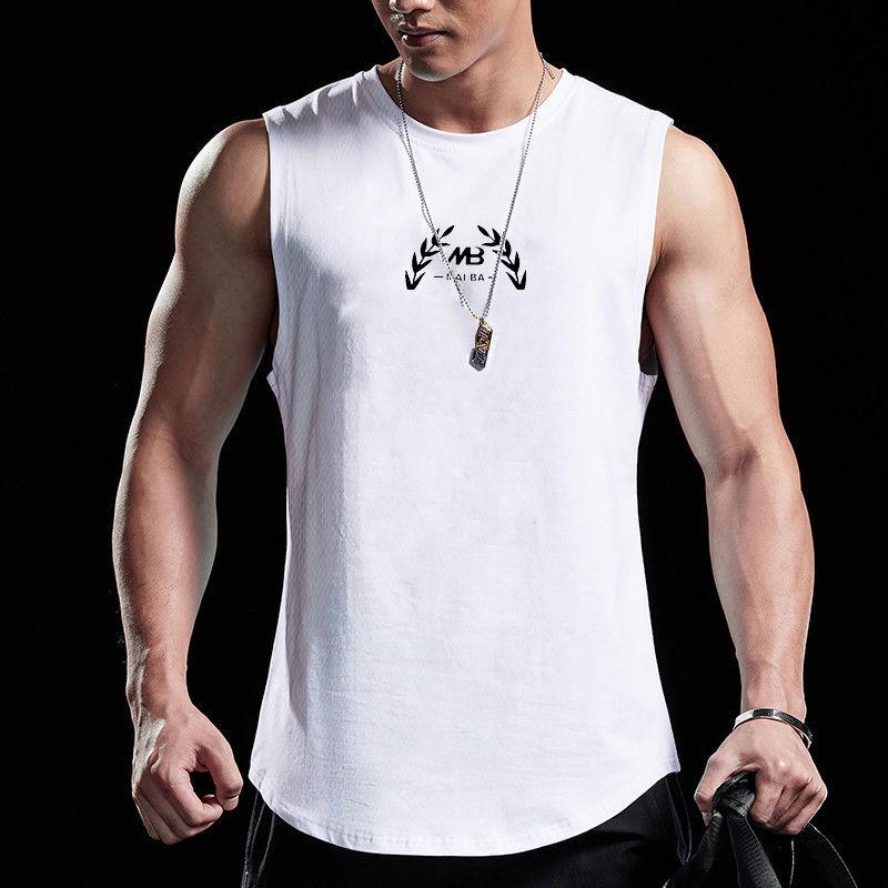 Summer Sports Fitness Training Basketball Vest Casual Sleeveless Loose Vest