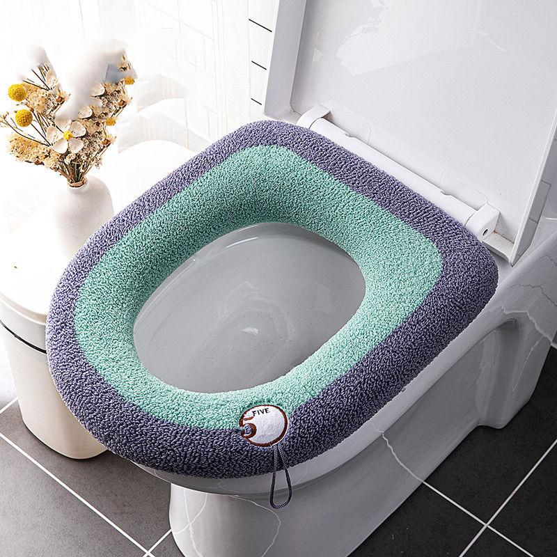 Thickened Lifting Toilet Seat Toilet Cushion Household Toilet Cover Winter Thickened Toilet Seat Universal Toilet Cushion Washing