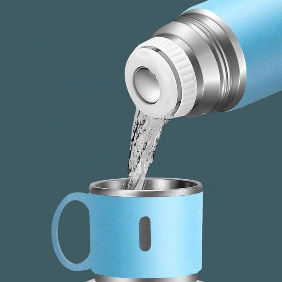 580 Ml Thermos Cup Insulation Cup Stainless Steel Male and Female Students Large Capacity Portable Outdoor Vacuum Water Cup Business Cup Travel Cup