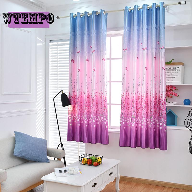 Curtain Finished Products Simple Modern Small Short Curtain Bay Window Living Room  Curtain