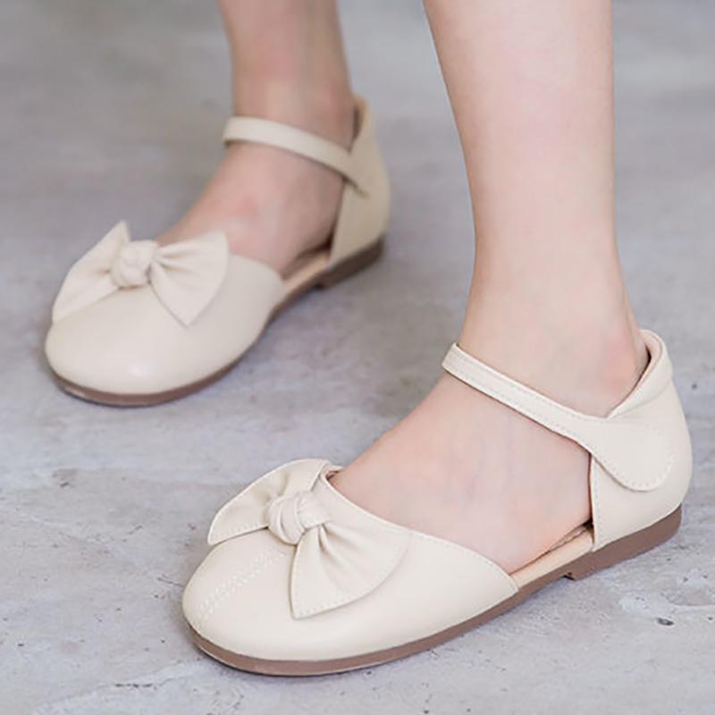 Girls' Shoes Summer Women's Treasure Soft-soled Princess Shoes Spring Style Single Shoes Children's Baotou Sandals Girls