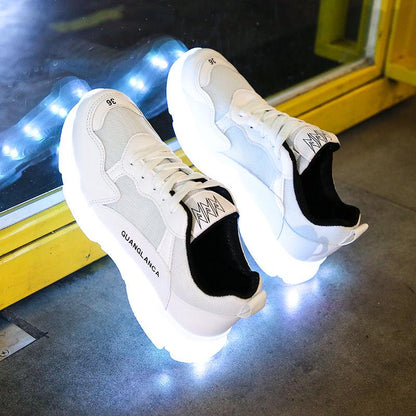 Unisex Led Shoes Fashion Couple Led Luminous Sneakers Zapatos Hombre Led Light Shoe Kids Boy Girl Glowing Shoe