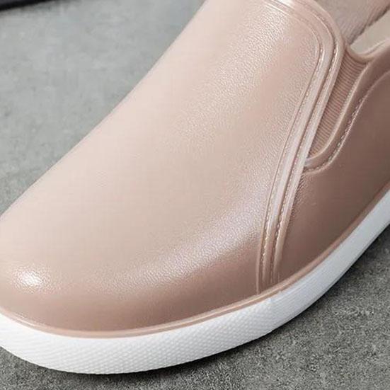 Spring Autumn Casual Non-slip Rubber Shoes Women's Low-top Flat Wear-resistant Rain Shoes Solid Color Large Size Waterproof Working Single Shoes