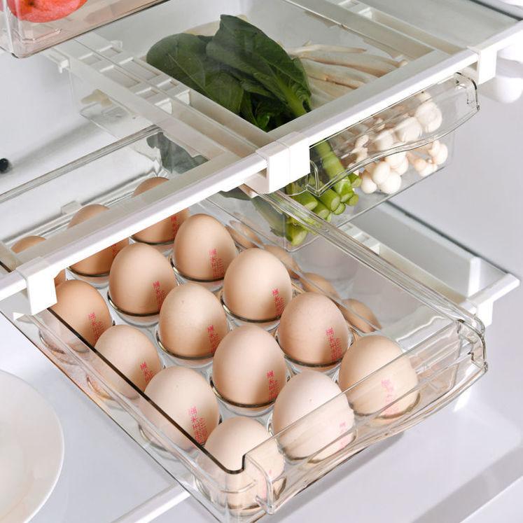 Multifunctional Refrigerator Storage Box Egg Box Vegetable Preservation Box Drawer Storage Box Household Food Hanging Storage Box