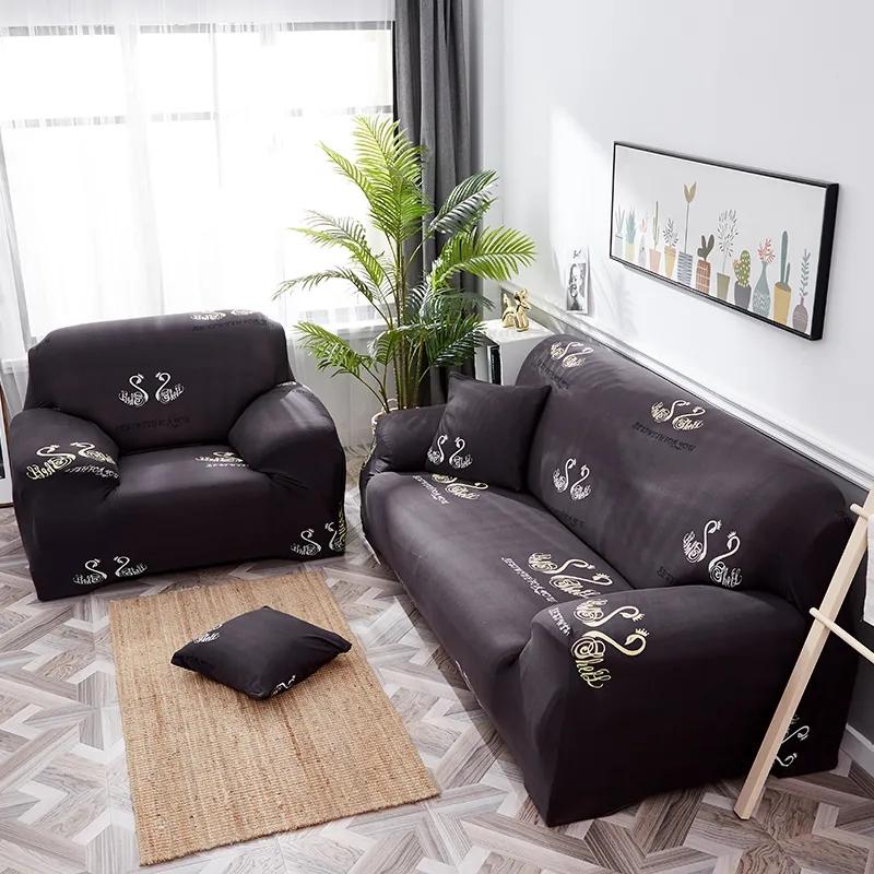 Elastic sofa covers for living room anti slip cartoon sofa slip cover 1/2/3/4 Seater simple mordern casual Slipcover Universal