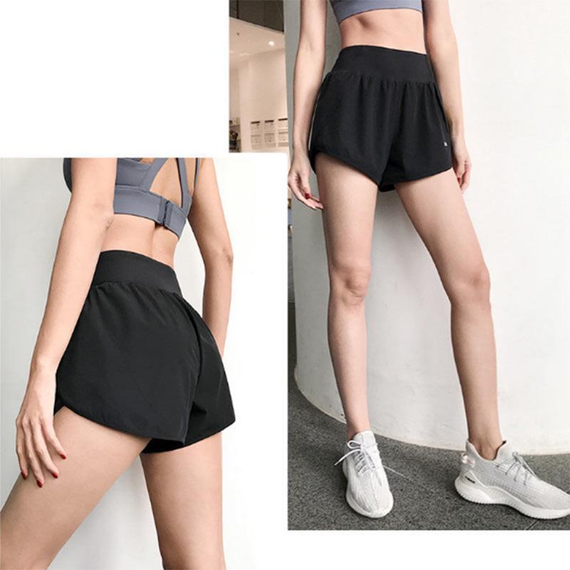 Sports Shorts Women's Anti-glare Fitness Pants Loose High Waist Yoga Pants Slimming Running Pants Outer Wear Casual Pants Summer