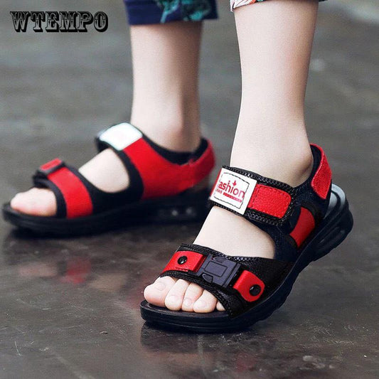 Boy Sandals 2019 Children's Beach Shoes Non-slip Soft Sandals Middle Child Summer Kids Shoes