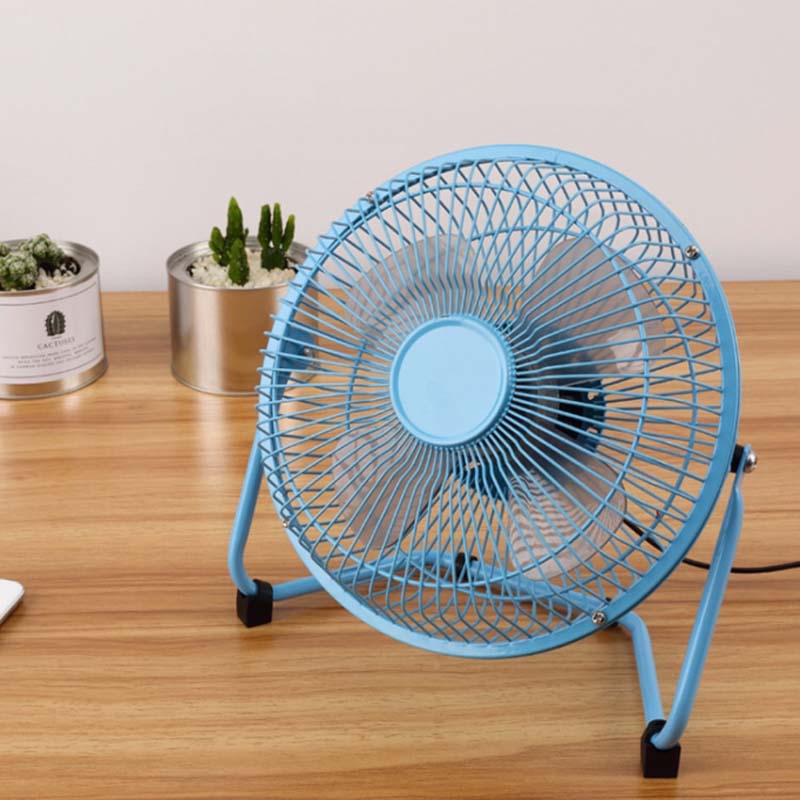 Small Fan USB Fan Desktop 8 Inch Mini Silent Desk Fan Portable Fan