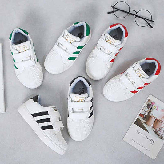 Size 21-36 Child Sneakers Sandals Kids Leather Breathable Wear-resistant Basketball Shoes Lightweight Running Shoes Comfortable Deodorant Skate Shoes