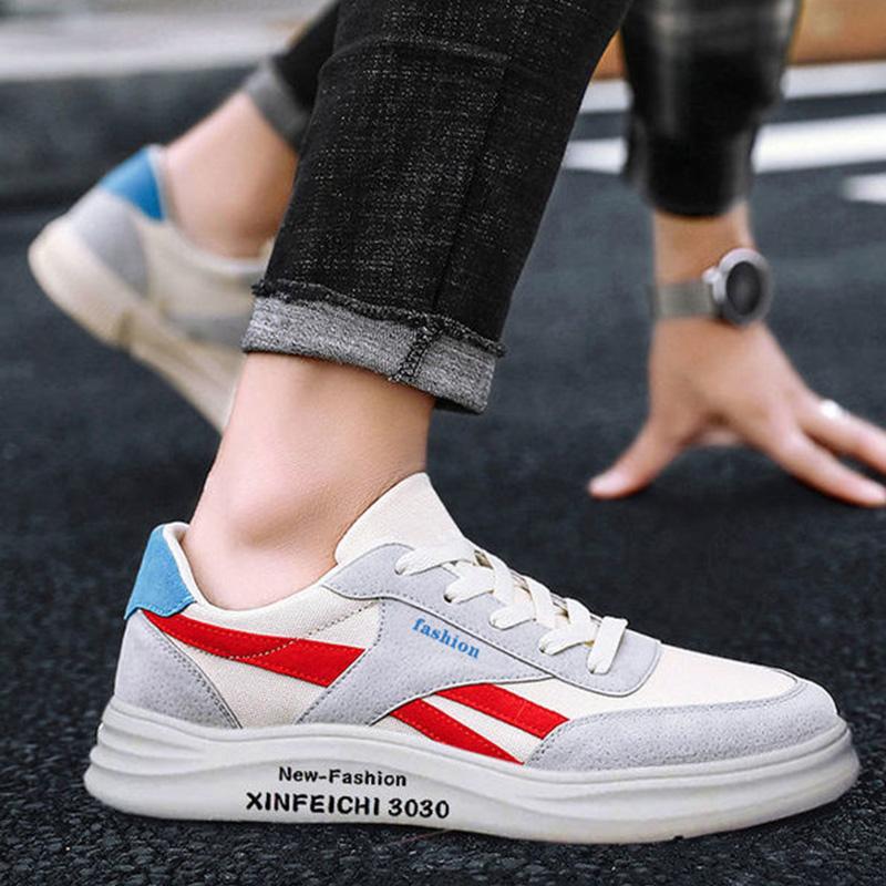 Men's Shoes Four Seasons Breathable Running Casual Sports Shoes Low-top Sneakers Canvas Shoes Trend Men's Shoes